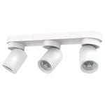Click White Triple Head GU10 Spotlight