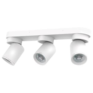 Click White Triple Head GU10 Spotlight