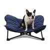 Charlie's Foldable Elevated Dog Bed Blue - Medium