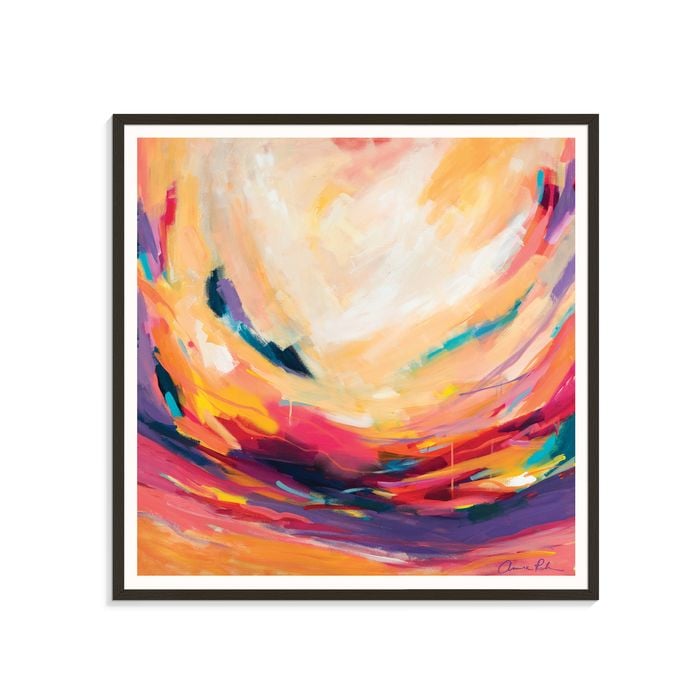 Artist Lane "A Rahimn001 " by Amira Rahim - 60x60cm Black Framed Print