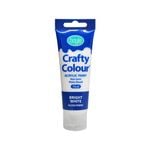 Boyle 75ml Bright White Crafty Colour Acrylic Paint