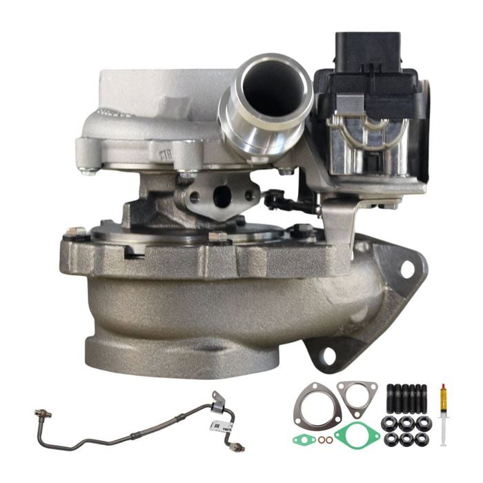 Turbo Charger With Genuine Oil Feed Pipe For Ford Transit 2.2l Rwd