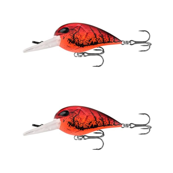 2x 13 Fishing 50mm Gordito Crankbait Fishing Lures - Mudbug Punch