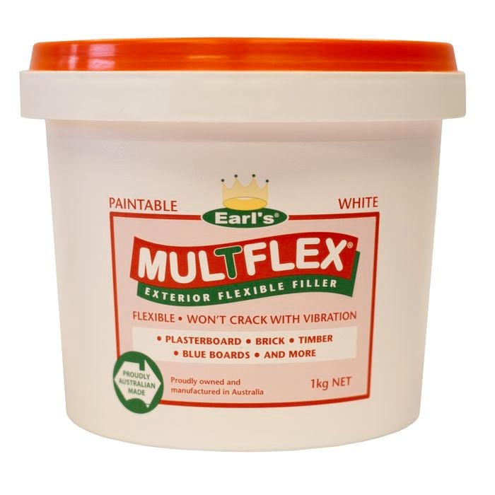 Timbermate 1kg White Earl's Multflex Exterior Flexible Filler