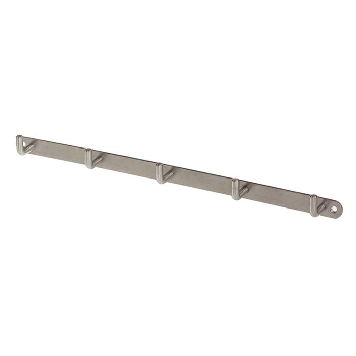 Pinnacle 20kg Satin Chrome Plated Wall Mounted 5 Hook