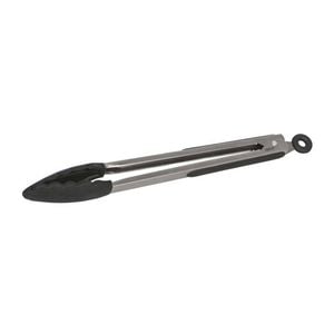 Avanti 30cm Stainless Steel/Silicone Tongs Cooking Utensil Serving BBQ Clip BLK