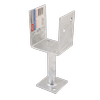 Pryda 130x90mm M10 Full Stirrup Post Anchor