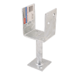 Pryda 130x90mm M10 Full Stirrup Post Anchor