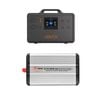 Voltx 2400w 2240wh Portable Power Station + 12v 2kw Pure Sine Wave Inverter - Backup Power For Home & Camping
