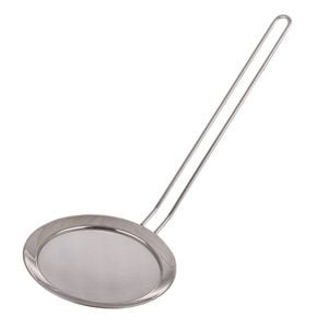 Appetito Stainless Steel Fine Mesh Skimmer Kitchen Cooking Utensil 12.5cm