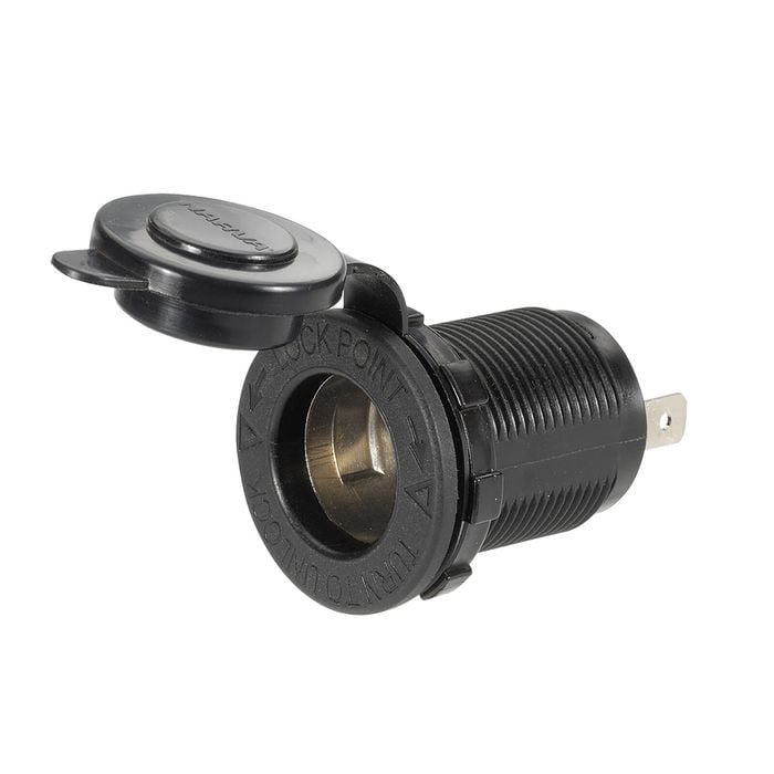 Narva 12/24V 20/10A Black Heavy-Duty Accessory Socket