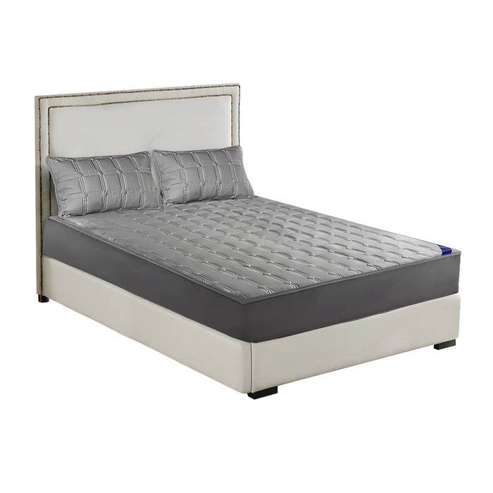 SOGA Wide Mattress Cover Protector with Pillow Covers Queen - Grey