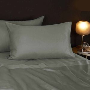 Pewter 800tc Luxury Cotton Sheet Set King 40 Cm Wall