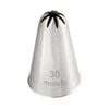 Mondo Stainless Steel #30 Closed Star Piping Tip Icing Cake Decorating Nozzle SL