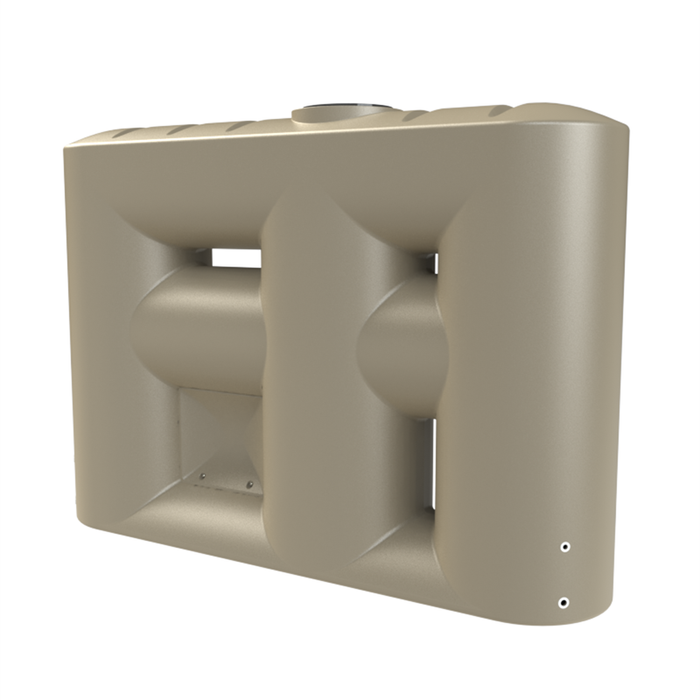 Melro Tanks 3000L Wheat Slimline 3060 Poly Water Tank