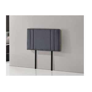 Palermo Linen Fabric Single Bed Deluxe Headboard - Grey
