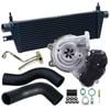 Upgrade Billet Turbo Charger With 52mm Intercooler & Hoses And Genuine Oil Feed Pipe For Toyota Fortuner 1gd-ftv 2.8l 2015-2020