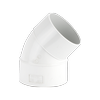 Holman 100mm 43º DWV PVC Bend in Pipe