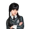 Wednesday Wig Kids/Children Girls Halloween Accessory Cosplay Costume Dress Up
