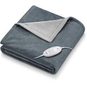 Beurer HD75DG Heated Throw: Dark Grey