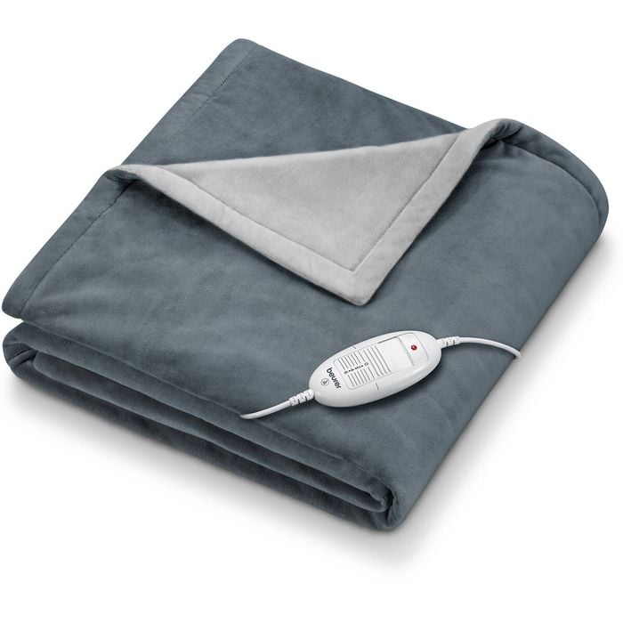 Beurer HD75DG Heated Throw: Dark Grey