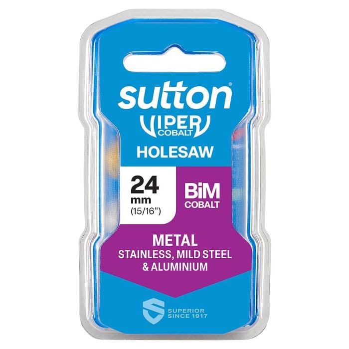 Sutton Tools 24mm Viper Cobalt Bi-Metal Holesaw