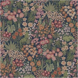 Flower Field Navy Multi, Wallpaper 10.05m x 53cm Wallpaper Boutique
