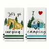 RV Essentials Caravan Tea Towel Stylish & Practical