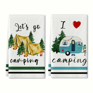 RV Essentials Caravan Tea Towel Stylish & Practical
