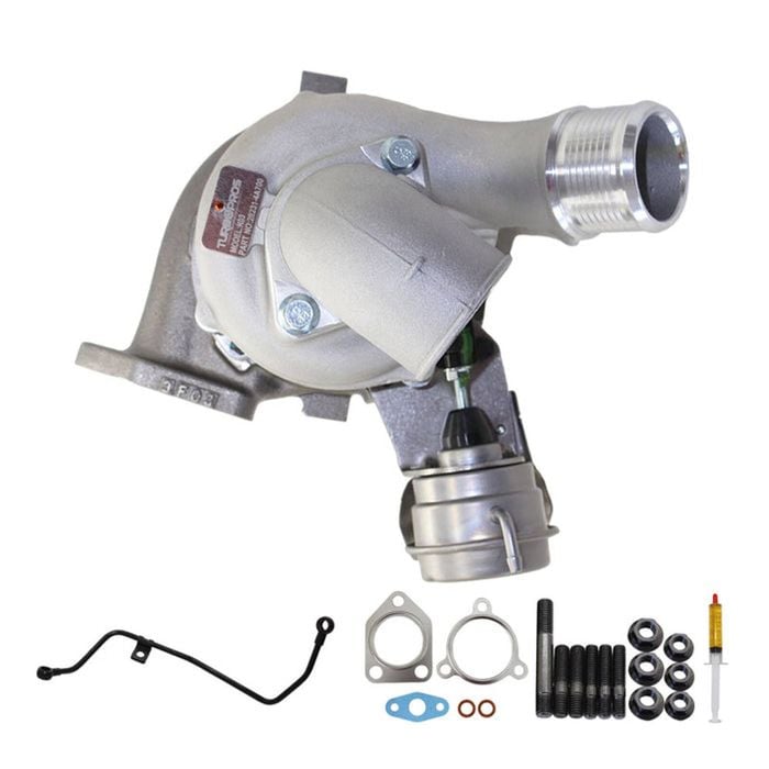 Upgrade Billet Turbo Charger With Genuine Oil Feed Pipe For Hyundai Iload / Imax D4cb 2.5l 2012 Onwards 53039880353