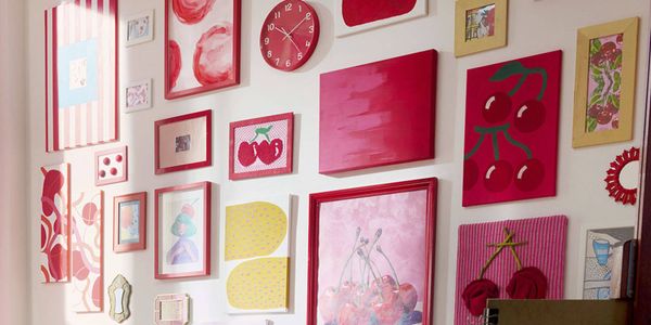 3M Command products used to hang up picture frames inside a home