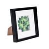 Nicola Spring 8 X 8 3d Shadow Box Photo Frame - Craft Display Picture Frame With 4 X 4 Mount - Glass Aperture - Black