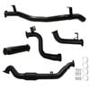 Ignite Exhausts Turbo Back For Toyota Landcruiser 78 Series V8 Troopy 3" No Cat With Hotdog Black Aluminised Steel