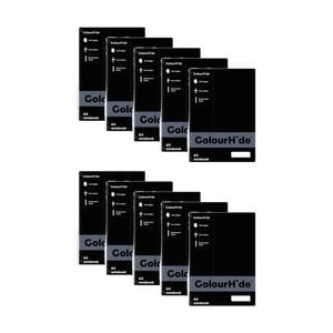 10pk Colourhide A4 Writing Notebook Spiral School Stationery 240 Pages Assorted