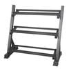 Fitness Master 3 Tier Dumbbell Barbell Weight Rack Adjustable 450kg Capacity