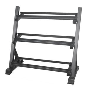 Fitness Master 3 Tier Dumbbell Barbell Weight Rack Adjustable 450kg Capacity