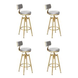 Levede 4pcs Bar Stool - Grey