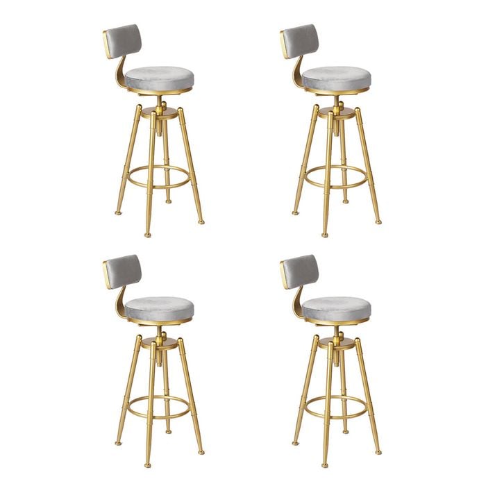 Levede 4pcs Bar Stool - Grey