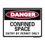 Sandleford 300 x 225mm Confined Space Plastic Sign