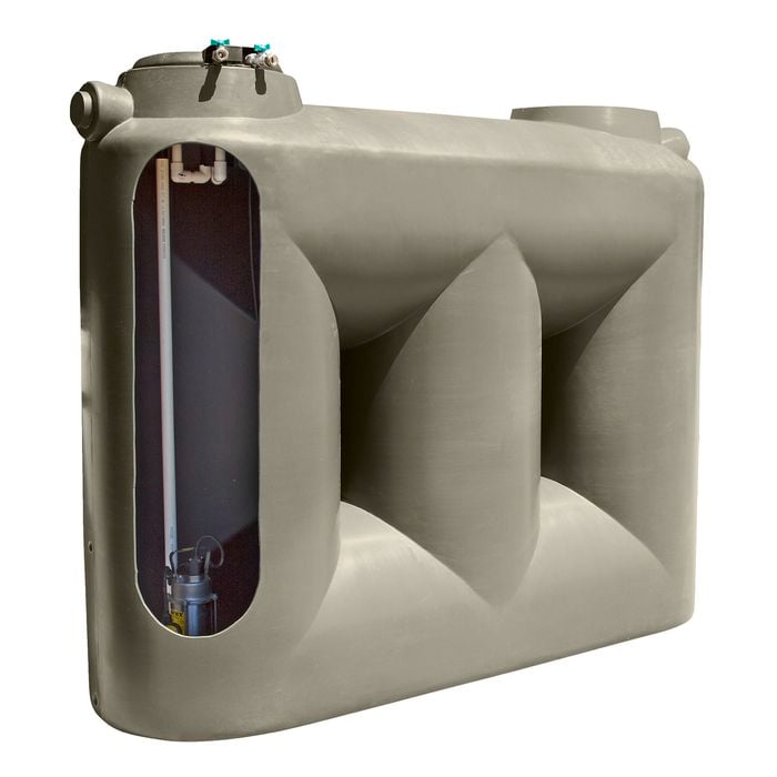 Clark Tanks 3000L Dusk Tradepack Tank And Davey Evo MK2 Pump