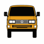 KombiLife Volkswagen T3 Kombi Window & Bumper Sticker