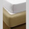 Ramesses Vertical Quilted Valance Linen DOUBLE