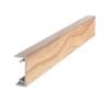 DECO 20 x 25mm 6m Smoked Ash DecoSlat Concealed Channel Cover