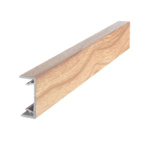 DECO 20 x 25mm 6m Smoked Ash DecoSlat Concealed Channel Cover