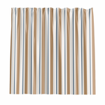 Barelli 180 x 180cm Nautical Stripes Polyester Shower Curtain