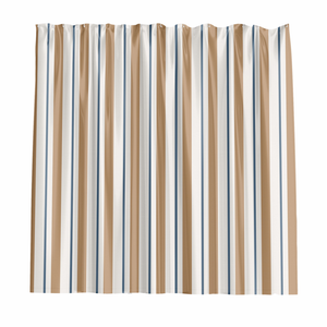 Barelli 180 x 180cm Nautical Stripes Polyester Shower Curtain