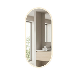 Barelli Signature Frameless Pill Shape Front-Lit LED Mirror - 1200 x 600mm 
