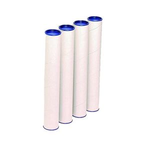Marbig Mailing Tube 4pk (White) (850x90mm)