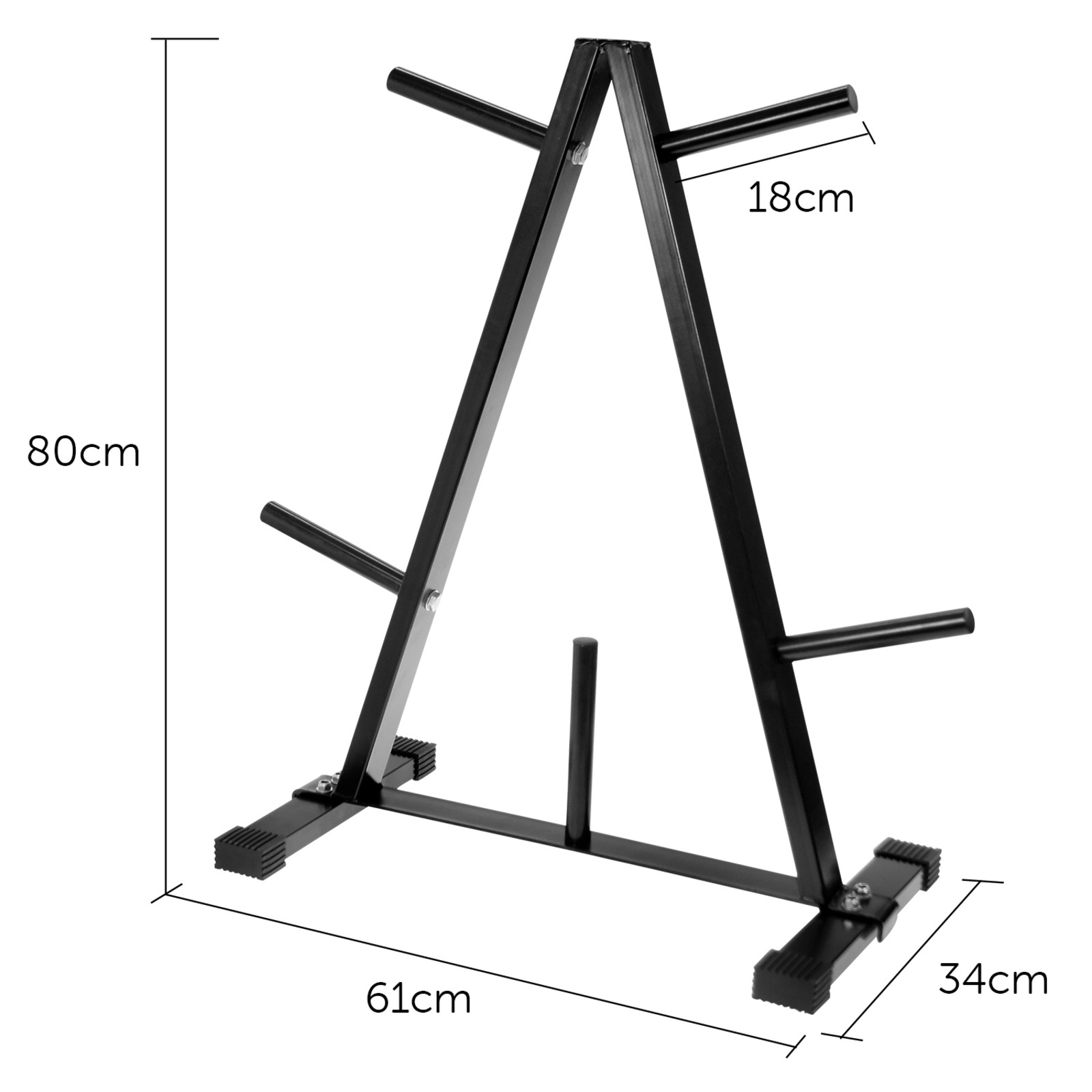 Cap Barbell Inch Plate Storage CAP Barbell Standard Plate Academy - Main Image