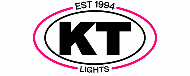Coloured KT Lights logo.